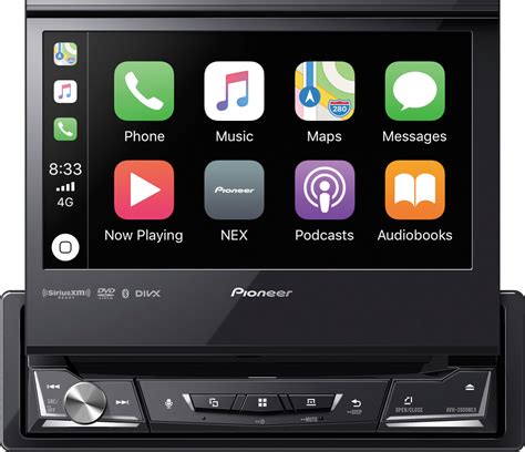 Pioneer AVH-3500NEX 1-Din 7-inch Flip Out AV Receiver with Carplay and ...