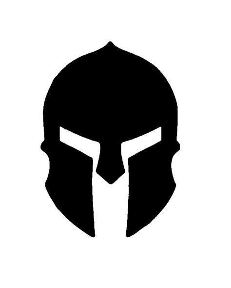 Spartan Helmet - 10 mil mylar stencil reusable pattern – Go Stencil