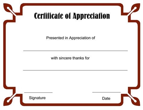 Blank Certificate Templates Free Download