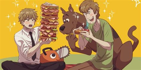 Chainsaw Man x Scooby Doo Fan Art Gets Cartoon Network's Stamp of Approval - TrendRadars