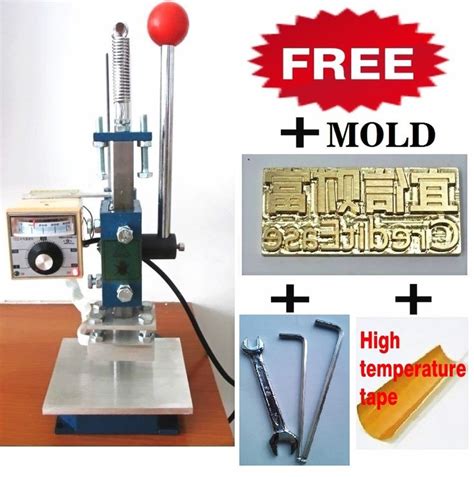 Big size Manual Stamping Machine embosser machine hot embossing ...