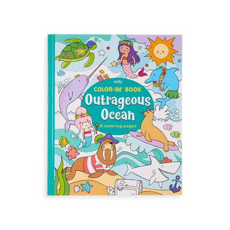OOLY Color-in' Book | The Baby Cubby | Coloring books, Cute sketchbooks, Animal coloring books
