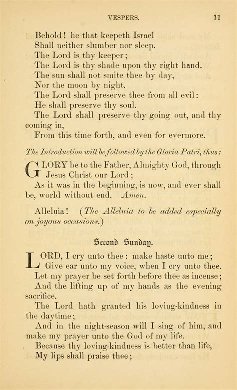 Book of vespers: an order of evening worship ; with select Psalms and ...