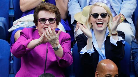 Emma Stone and Billie Jean King Attended the U.S. Open Together | Glamour