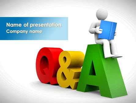 Questions & Answers Presentation Template for PowerPoint and Keynote | PPT Star