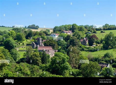 The village of Butcombe in the North Somerset countryside, England ...