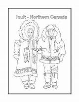 Eskimo People Coloring Pages Sketch Page sketch template