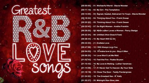 Greatest R&B Love Songs of All Time - Best Romantic R&B Music Playlist 2021 - YouTube