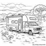 Camper & Rv Coloring Pages  Free Printable sketch template