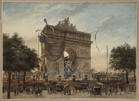 Funérailles de Victor Hugo, le catafalque sous l'Arc de triomphe | Paris Musées