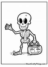 Printable Skeleton Coloring Pages sketch template