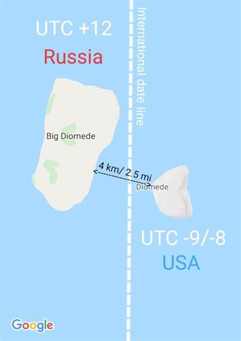 Map : Map of the Diomede islands - Infographic.tv - Number one infographics & data Data ...