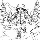 Snowball Fight Coloring Pages sketch template