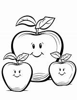 Coloring Page Of An Apple A Fun And Educational Activity For Kids sketch template