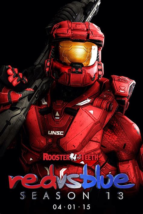 Red vs Blue Season 13 digital character poster - Sarge | Red vs blue, Red team, Red and blue