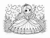 Free Princess Coloring Pages For Kids sketch template