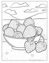 Strawberry Coloring Pages sketch template