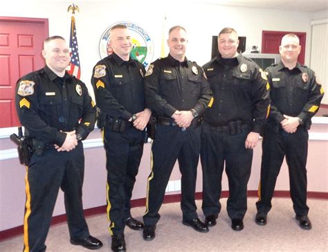 Clinton Township promotes five police officers, honors EMS chief | Hunterdon Review News ...