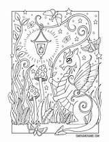 Springlings A Magical coloring Book  Coloring Pages Fairy sketch template
