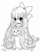 Chibi coloring pages Free Printable sketch template