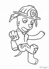Coloring Pages Of Marshall From Paw Patrol sketch template