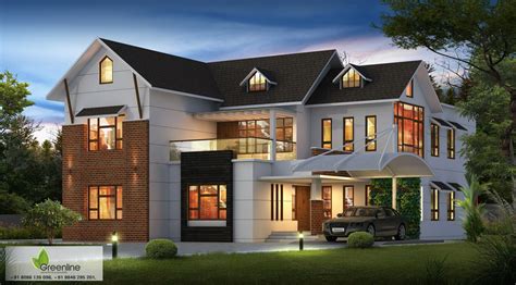 Greenline Architects | Kerala house design, Modern roof design, House outside design