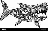 Basking Shark Coloring Pages sketch template