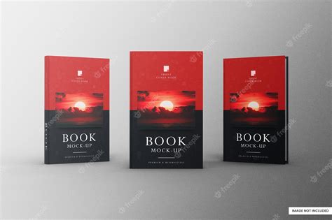 Book Mockup PSD Template | Premium AI-generated PSD