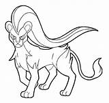 Pokemon Pyroar Coloring Pages sketch template