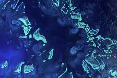 Great Barrier Reef from Space Photograph by Christian Pauschert - Fine Art America