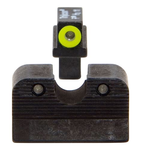 Trijicon HD Night Sight Set, Tritium Green/Yellow Outline Front, For ...