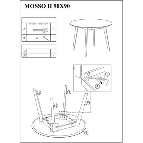 Stylish Mosso II 90 oak scandinavian dining table Signal