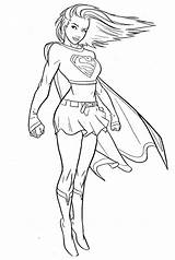 Superwoman coloring Page  Free Printable pages On Colooricom sketch template