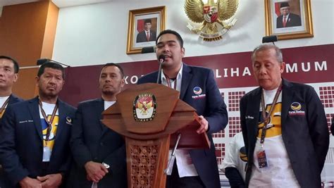 NasDem Daftar Caleg 2024 ke KPU, Ada Menteri SYL hingga Johnny Plate