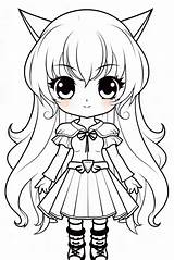 Collection Of Anime Vampire Girl Coloring Pages  Storiespub sketch template
