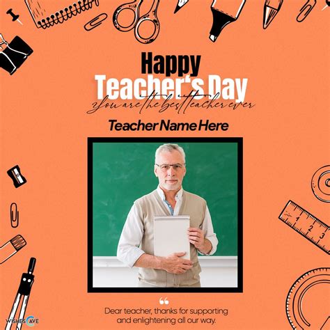Teacher’s Day Quotes and Messages Image With Photo