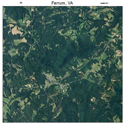 Aerial Photography Map of Ferrum, VA Virginia