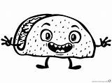 Taco Coloring Page Surprise Picture  Free Printable Pages sketch template
