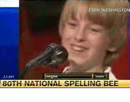 Spelling bee negus