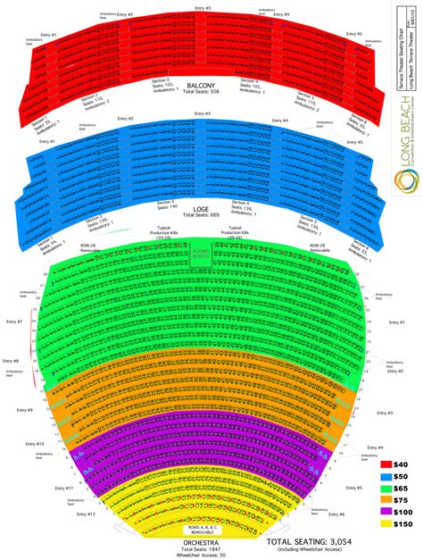 Terrace Theater Long Beach Ca Seating Chart | Portal.posgradount.edu.pe