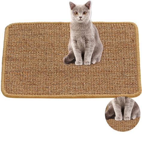 Cat Scratching Mat, Natural Sisal Mat, Anti-Slip Cat Scratch Pad, Cat Scratcher Cat Toys ...