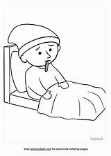 Free Sick Coloring Page  Printables Kidadl sketch template