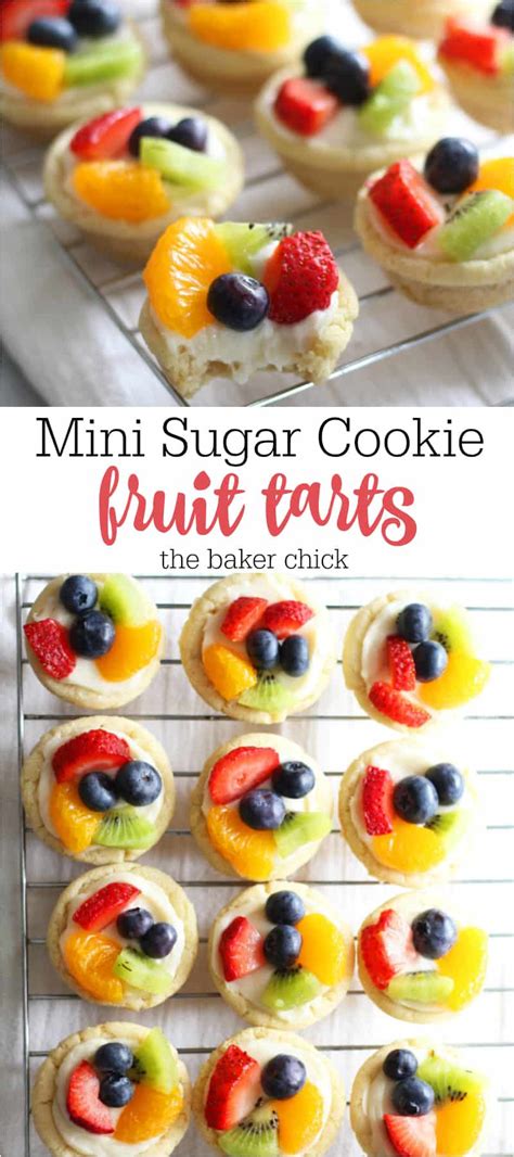 Mini Sugar Cookie Fruit Tarts