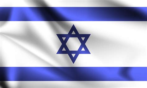 bandeira 3d de israel - Download de Vetor