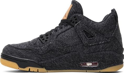 Levi's x Air Jordan 4 Retro 'Black Denim' (GS) | Hype Vault