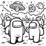 Among Us Coloring Pages  40 Sheets From The Game sketch template