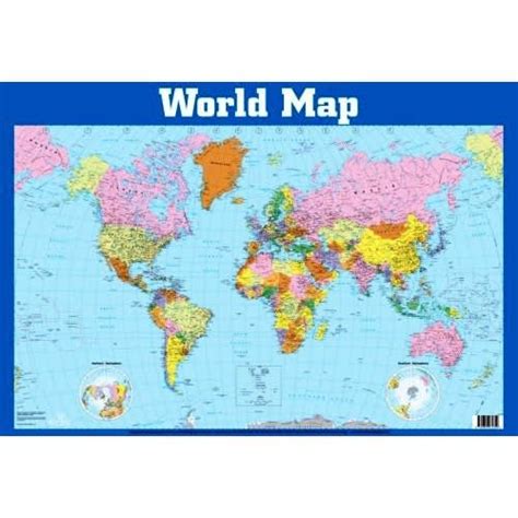 World Map Poster Wall Chart | Konga Online Shopping