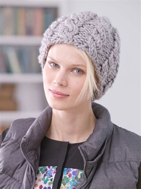 Cabled Hat Pattern (Knit) – Lion Brand Yarn