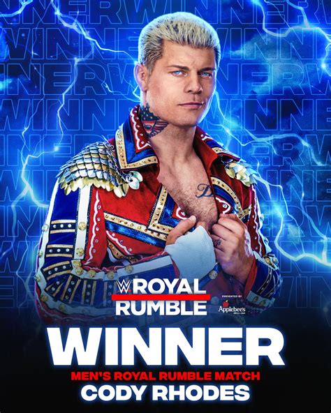 The American Nightmare | Cody Rhodes | Men's Royal Rumble winner | WWE ...