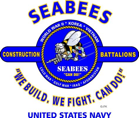 UNITED STATES NAVY SEABEES 'WE BUILD. WE FIGHT. CAN DO!' EMBLEM SHIRT ...